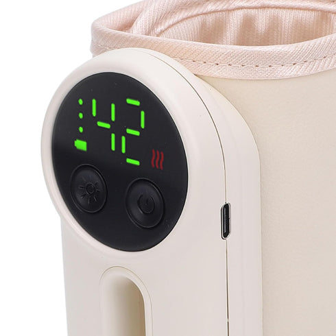 Tnfeeon Silent Milk Bottle Warmer Fast Heating Bottle Heater Travel Friendly Efficient Heating Technology with Accurate