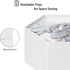 Becko US Stackable Puzzle Sorting Trays - Jigsaw Puzzle Sorters with Lid for Puzzles Up to 1500 Pieces, 8 Hexagonal
