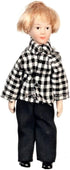 Aztec Imports, Inc. Dollhouse Miniature Doll Family, Modern Outfits, Set of 4 #G7672