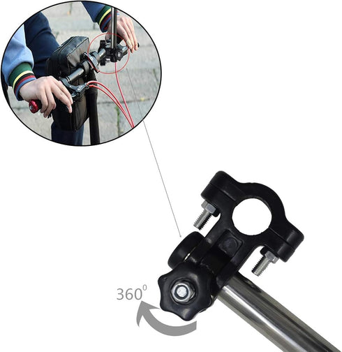 180° Adjustable Umbrella Holder for Stroller, Universal Mount for Baby Stroller, Wheelchair, Walker, Hole Diameter
