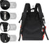 Hsnar Backpack Red Christmas Deer Waterproof Diaper Bag Large Capacity Baby Bag with Stroller Straps, Multi-Pocket