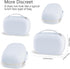 Gowing 2 Wearable Breast Pumps Carrying Bag, Hard Shell Case with Removable Tray, Watertight Breast Pump Storage Bag