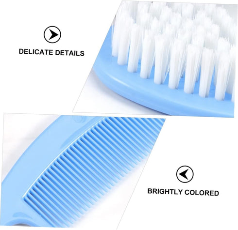 Set 6-Piece HANABASS Baby Head Cleaning Brush Children Bathing Comb Kit and Gentle for Newborns for Baby Shampoo