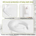 Foldable Baby Shower Stand with Safety Handles, Adjustable Height Infant Bath Seat, Removable Shower Head Holder
