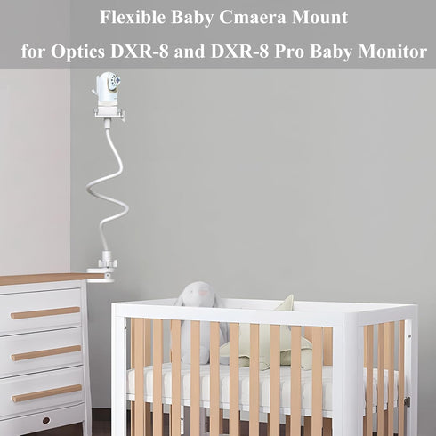 Flexible Baby Monitor Mount Stand Compatible with Infant Optics DXR-8 and DXR-8 PRO Baby Monitor (33.4 inch/Camera Not