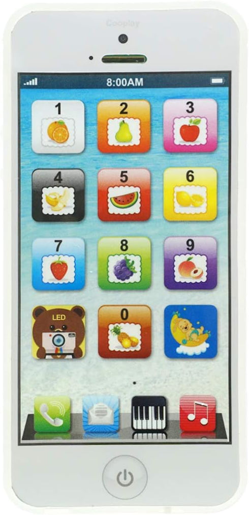 1 Pc Phone Kids Learning Toy, Play Cell Phone with USB Rechargeable
