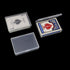 6pcs Plastic Playing Card Deck Cases, Empty Holder Storage Organizer, Suitable for 3.5X2.5 inch Cards