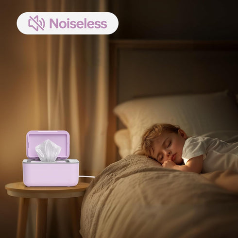 Chefhandy Wipe Warmer with Adjustable Temperature, Silent Heating & Large Capacity | Constant Warmth for Baby or Adult