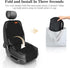 Siivton Car Seat Protector for Child Car Seat - Non-Slip, Waterproof with 2 Mesh Pockets (Black)
