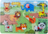 Set 4 (32 1-3, Peg Puzzle of pcs), Wooden Knob Puzzles for Toddlers Ages Farm ZooForest Animals, Pets, Sea Ocean