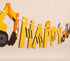 Construction Birthday Party Supplies Banner | Baby Boy Toddler Kids Birthday Truck Decorations, 8-feet Long