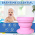 Tubby cup TubbyCup Toddler Bath Rinse Cup Easy Hair Rinsing Without Tears, Suction Base Sticks to Tub, Soft Collapsible