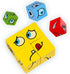Large Wooden Face Expression Puzzle, Building Cubes for Logical Thinking, Face Changing Magic Cube Puzzles with Bell