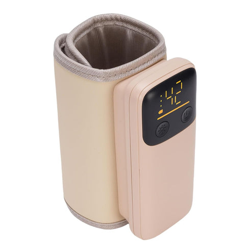 Sunisfa 6 Portable Baby Bottle Warmer Gears Temp Control LCD Screen, Fast Milk Warmer for Breastmilk, Formulas, Travel