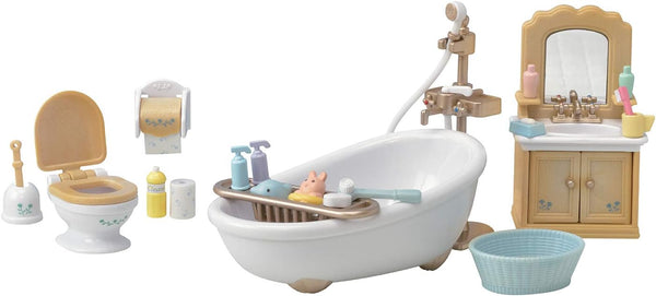 Calico Critters Country Bathroom Set - Dollhouse Furniture and Accessories Set for Ages 3+