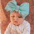 KIDOCHEESE Oversized Headbands with Large Hair Bows, Elastic Nylon Hairbands for Baby Girls, Newborns, Infants, and