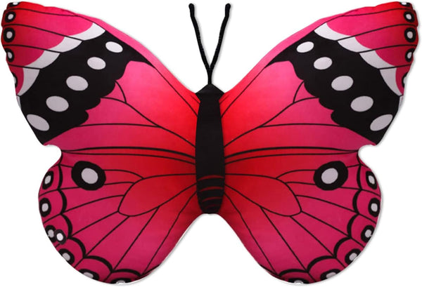 CHELEI2019 15.7" Pink Butterfly Pillow Plush Toy, Stuffed Animal Gift for Kids