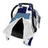 Naseagleeye Sailboat Personalized Anchor Baby Car Seat Canopy for Babies with Name, Custom Car Seat Covers for Boys