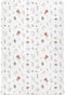 KICPOAY Fitted Crib Sheets Fall Cute Mushroom Leaves Stretchy Portable Playard Sheets for