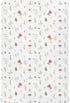 KICPOAY Fitted Crib Sheets Fall Cute Mushroom Leaves Stretchy Portable Playard Sheets for