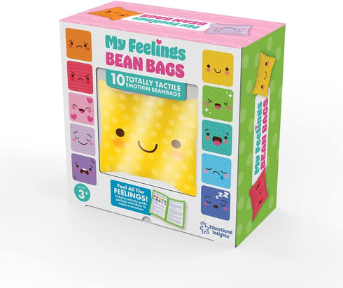 Educational Insights My Feeling Bean Bags, Set of 10, Social Emotional Learning for Preschool Kindergarten