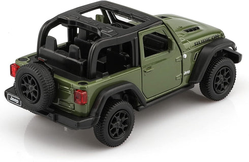 1/36 Scale Jeep Wrangler Rubicon Diecast Car Models, Pull Back Vehicles, Cars Gifts for Boys Girls