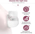 Flange Sizing Kit with 10PCS Inserts, Nipple Measurement Tool Ruler, Cleaning Brush for 24mm Most Pumps