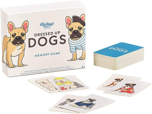 Ridley s Dressed Up Dogs Memory Game 50 Matching Cards and Instructions, Fun for All Ages, Great Gift Idea