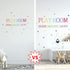 Playroom Wall Decor - Kids Playroom Wall Decals, DIY Stickers for Nursery Decoration, Share Imagine Laugh