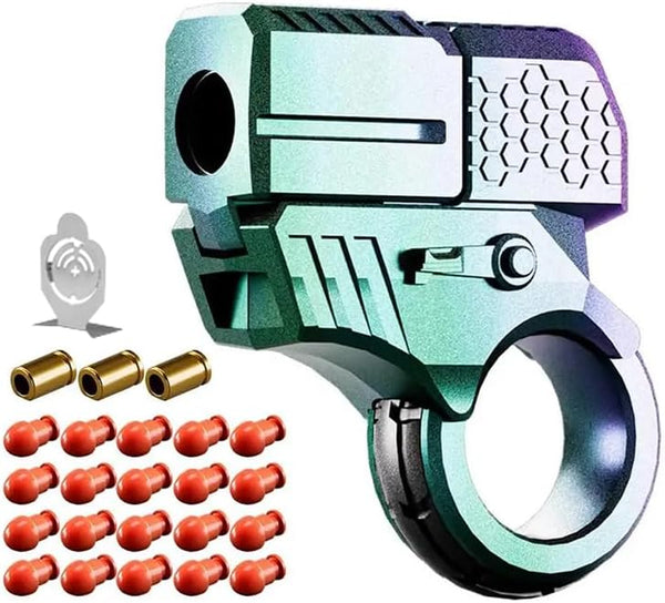 FXCOOLCT Adult Fidget Toys for Stress Relief EDC Alloy Finger Toy Pistol Decompression
