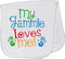 inktastic Gammie Loves Me Grandkids Baby Burp Cloth White 31ea3