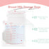 AHSNYLC 30PCS Pink Breastmilk Storage Bag - Milk Bags for Breastmilk for Feeding,Breast Milk Storage Containers