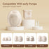 12PCS E10/E20/S1/S1 Duckbill Valves Silicone Diaphragms Compatible with eufy Pro Replacement Parts, Wearable Breast