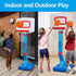 Toddler Basketball Hoop, Height Adjustable Indoor Outdoor Play Goal for Kids Age 3-8, Portable Poolside Basketball
