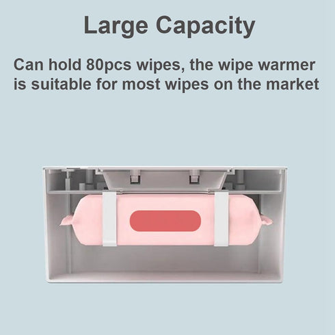 Generic 80pcs 45 (2) Baby Wipe Warmer, Baby Wipe Warmer Dispenser Holding Wipes Constant and Quick Heating