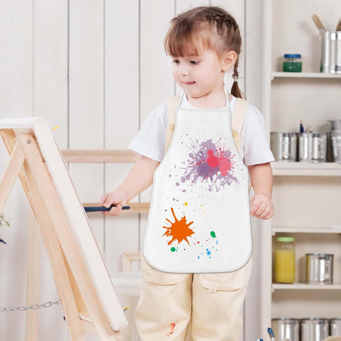 KUUQA Kids Art Aprons - Bulk Painting Smocks for Craft Home Kitchen Classroom