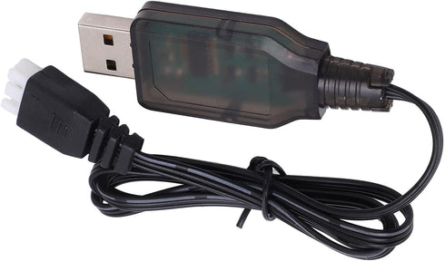 RC USB Charging Cable, 7.4V 1000mA Lipo Battery Charger for 1:16 Remote Control Car