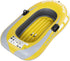 Inflatable Kayak Canoe Portable Boat for 1 Person, Air Rowing Boat for Swimming Pool and Lake Fishing Yellow
