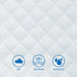 (32"x17") 2 Pack Bassinet Mattress Pad Cover Fit for Hourglass/Oval Bassinet Mattress, Waterproof Bassinet Mattress