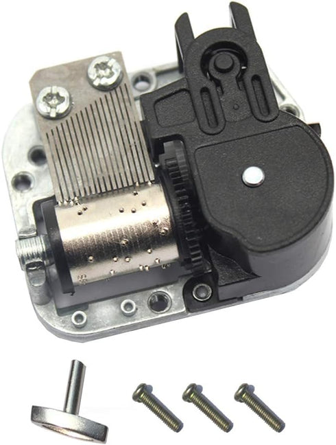 Spilay Music Movement for DIY Dollhouse Accessories, Manual Rotation Big Music Box for Most Doll Houses
