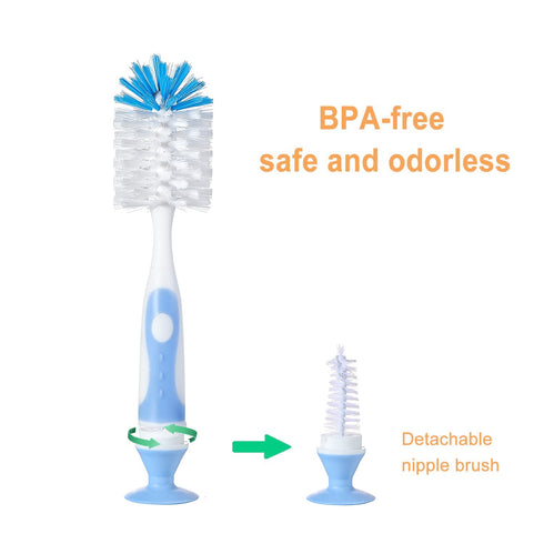 Chemimoso Set Multifunctional Cleaning Brush, Baby Bottle Brush, Water Bottle Brush Cleaner, Cup Brush, Rotate The