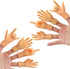 AQKILO Tiny Hands Mini Finger Puppets, 8 Pieces Left and Right Hand Set, Funny Party Favors and Novelty Toys