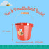 5 1 Count Toysmith Kids Gardening & Beach Bucket Metal Pail with Grippable Handle | Assorted Bee & Beetle Colors |