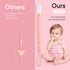 4 Pack MINMUNJIU Silicone Pacifier Clip Holder, One Piece Soft Flexible Binky Clips Pacifier Holder Clip for Girls