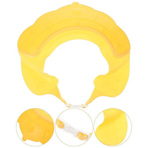 ibasenice Bath Hat for Toddlers Hair Washing Design Shampoo Shield for Boy Girl Keeps Hair Dry Ears Protected