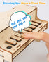 8-12, 3D 8 9 10 11 13 14 15 16, 12-14 Poraxy STEM Toys for Girls Age Playable Piano,Wooden Puzzles Craft Kits for Girls