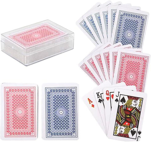 2.5" Inches (Pack 36) The Dreidel Company Mini Playing Cards Deck, Small Casino Card Games for Kids, Magic Party Favor