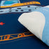 4 Set NTBED Pieces Construction Truck Toddler Bedding for Baby Boys, Flags Vehicles Excavator Cars Printed, Includes