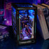 Montidey 3D DIY Dollhouse Booknook Bookshelf Insert Decor,DIY Book Nook Kit, Wooden Puzzle with LED Lighting Book Nook