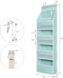Univivi Door Hanging Organizer, Nursery Storage with 4 Large and 3 Small PVC Pockets